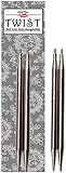 ChiaoGoo Needle Tips 4-inch (10cm) for Twist Red Lace Interchangeable Set; Size US 6 (4mm) 7504-6
