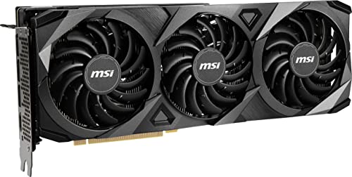 Image of MSI Gaming GeForce RTX 3060 8GB GDRR6X 256-Bit HDMI /DP Nvlink Torx Fan 4 RGB Ampere Architecture OC Graphics Card (RTX 3060 Ti Ventus 3X 8GD6X OC)