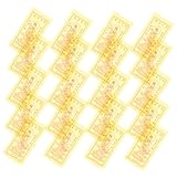 VINTORKY 100 Hojas De Tela Protectora con Símbolo Auspicioso Amuleto De La Suerte Accesorios Decorativos para El Hogar Pegatinas para Adultos Pegatinas Pequeñas De Bendición Amarillas