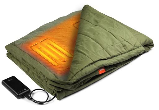 Gobi Heat Zen Heated Blanket - Up to 6 hrs of Heat | with Battery u0026 Charger  | 3 Heat Settings | 70 x 50 (Pine) : Amazon.ca: Health u0026 Personal Care