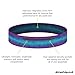 Amphipod MicroStretch Infinity Luxe Belt, Versatile, Adjustable Minimalist Running Waist Belt Storage for Running & Hiking - Rain Ombre - Size 1 (26