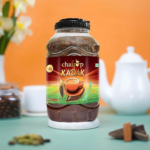 Image of Chaizup Premium Kadak CTC Tea - 1kg | Strong Loose Leaf Chai | Bold Flavour & Rich Aroma | Perfect for Indian Masala Tea | 100% Natural | Makes 200+ Cups
