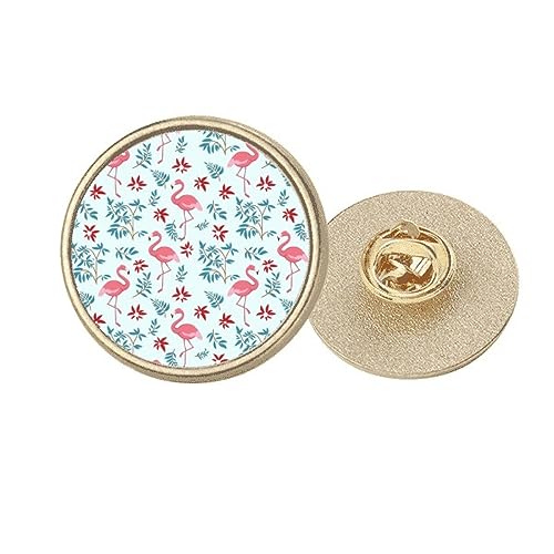 Broche ronde en métal doré M pour raviver un vêtement uni
