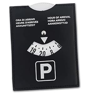 Pubblimania Maxi Parkscheibe Ankunftszeit aus Kunstleder