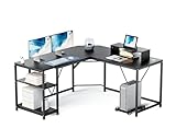 DEWEL l字デスク ゲーミングデスク 幅