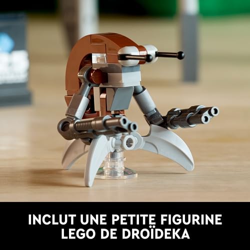 LEGO Star Wars Le Droïdeka - Droïde Destroyer en Briques à Collectionner - Set de Construction pour Le Jeu créatif et modèle à Exposer - Idée de Cadeau pour Les Adultes Fans de la Saga 75381