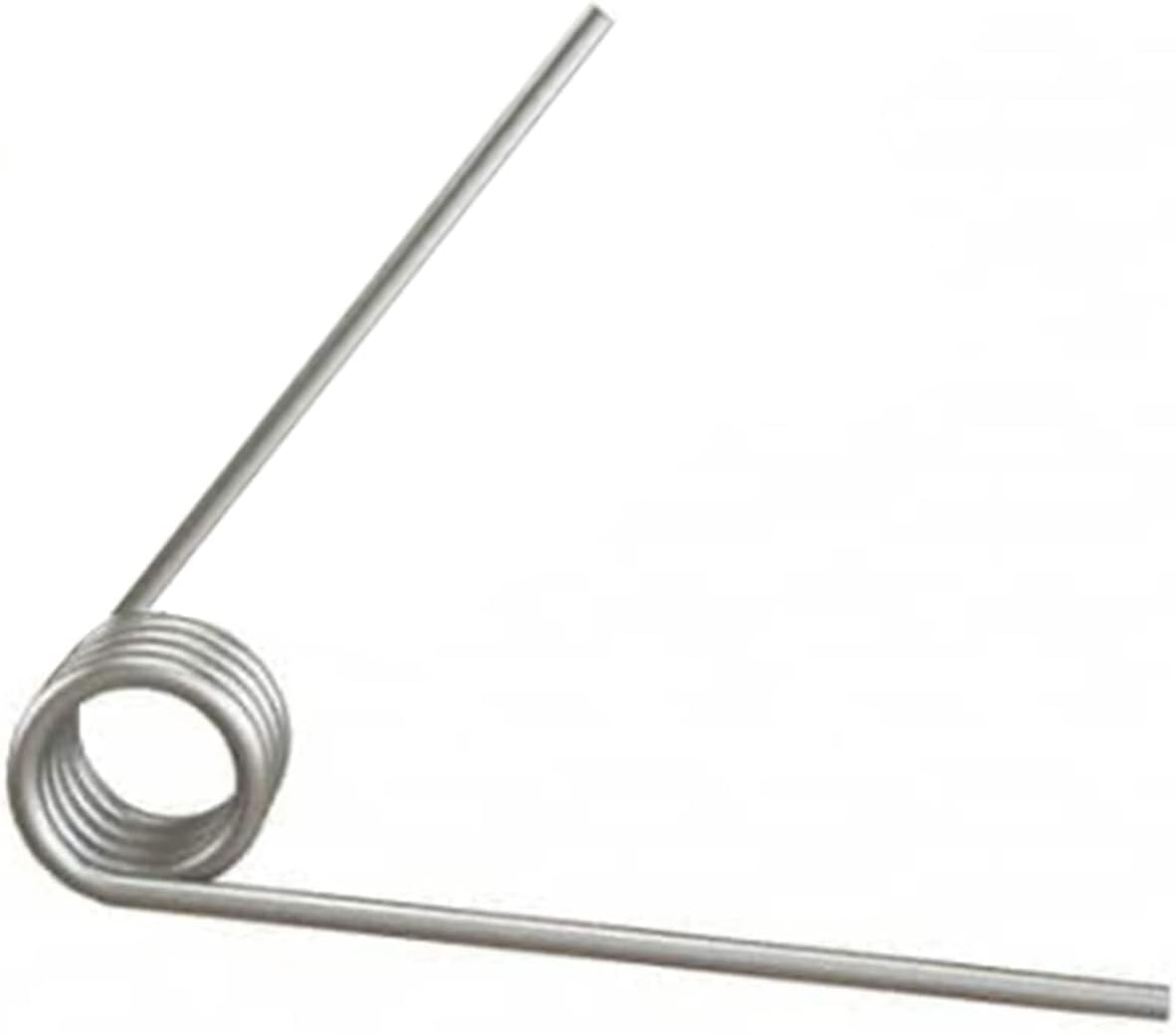 Petit ressort de torsion en acier inoxydable, V-Shaped Torsion Springs 5 Pcs Stainless Steel 0.55x5mm 20mm Angles 45-270°(Right,0.55x5mm 4 Laps (45°))