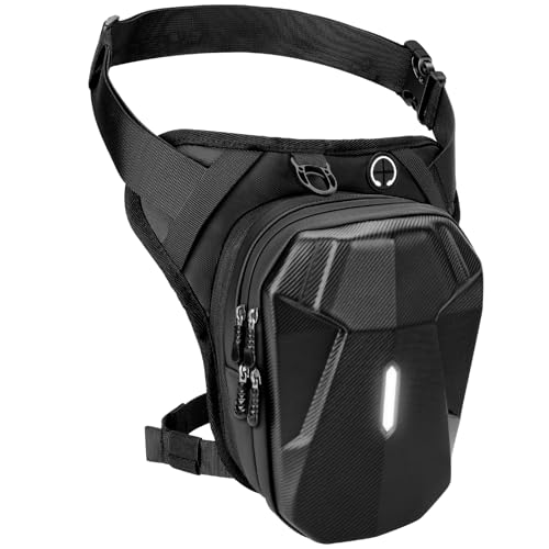 ISEYOU Beintasche Motorrad Oberschenkeltasche für Herren Damen Leg Bag mit Abnehmbare Beingurte Multifunktionstasche für Wandern Camping Klettern Laufen Sport und Arbeit Gepäckrollen