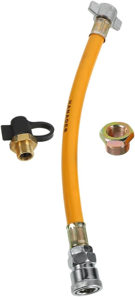 Ciieeo Heavy Duty Air Hose Kit for Truck and Trailer with Air Intake Pipe and Reducer Screw for Tractor and Semi Trailer Use
