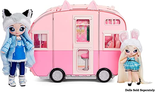 image for Na! Na! Na! Surprise Kitty-Cat Camper Playset, Pink Toy Car Vehicle fo