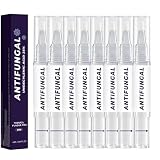 podagen piedi, 2/4/8 Pezzi Penna Cura Piedi Donna con Pennello Integrato Cura Unghie Piedi Formula ad Asciugatura Rapida Applicazione Precisa Portatile per Uso Quotidiano