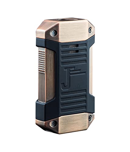 Encendedor Jetline Galleon Triple Llama Cobre Blanco miniatura 1