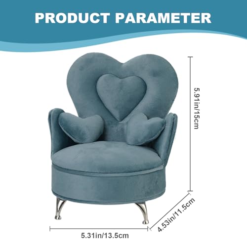 Meubles de poupée pour rangement bijoux et décor de table de nuit chic