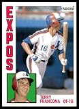 1984 Topps Nestle #496 Terry Francona Near Mint+ Expos