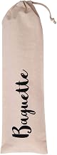 ORGANZABEUTEL24 | 1 Baguette - Bread Bag - Baguette Bag - 100% Cotton Oeko-tex Certified, 60 x 18 cm