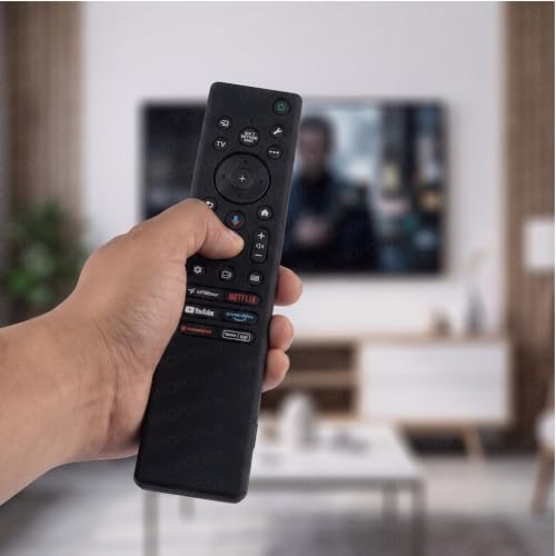 Image of SHOPOFLUX Silicone Cover Compatible with Sony Bravia Smart Tv Voice Remote Case with Lanyard [Remote NOT Included]
