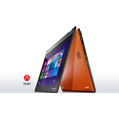 Bild zu Lenovo Yoga 2-11 29,5 cm (11,6 Zoll HD LED) Convertible Ultrabook (Intel Pentium N3520, 2,1GHz, 4GB RAM, 500GB HDD, Touch, Intel HD Graphics, Win 8.1) clementine orange