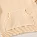 YOUNGER STAR Toddler Baby Girl Boy Knit Sweater Hooded Long Sleeve Sweatshirt Tops Fall Winter Clothes with Pocket(5-6T,Apricot)