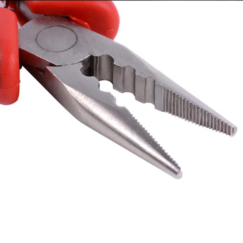 Image of Hair Extensions Tool Kit: 200 Pcs Silicone Lined Micro Links Beads, 1 Three Hole Hair Pliers, 1 Roll Sewing Thread, 1 Loop Needle Threader, 1 Pulling Hook Needle, 8 Sewing Needles (Brown)