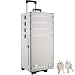Produktbild tectake Kosmetikkoffer Pilotenkoffer Beauty Koffer Schminkkoffer Trolley Friseurkoffer -in diversen Farben- (Silber)
