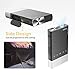 Mini projector, Vamvo Ultra Mini Portable Projector 1080p supported HD DLP LED Rechargeable Pico Projector with HDMI, USB, TF, and Micro SD, Supports iPhone Android Laptop PC Projectors for Outdoor