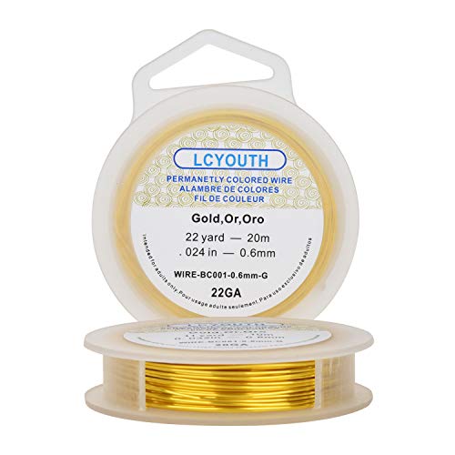 yLCYOUTH Artistic WirezANZT[C[ A[gC[ WG[ DIY|f  (S[h, 0.6mm)