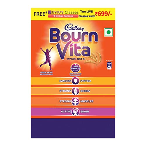 Image of BOURNVITA Cadbury Chocolate Health Drink - Bournvita, 2 Kg & Cadbury 5 Star Magic Health Drink Pack, 750 g