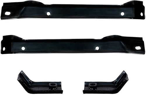 Miniatura 2 de United Pacific Kit de soporte de parachoques delantero, compatible con Chevy 2WD Truck 1971-72