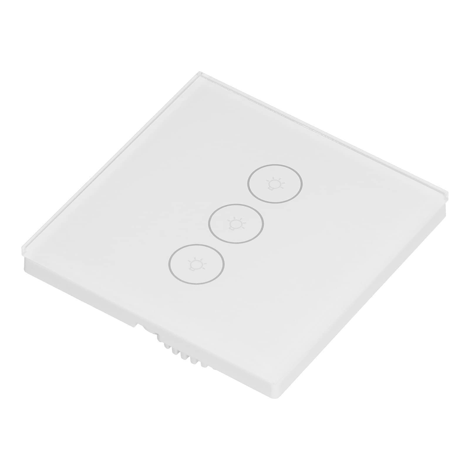 Interruptor de Luz WiFi, Control Táctil de Panel de Vidrio