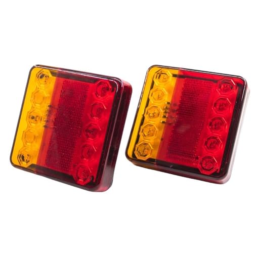 Feu arrière LED clignotant pour remorque de camping-car et transport 12V