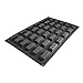 Silikomart SQ069 Financier Silicone Mold, 36 Cavities
