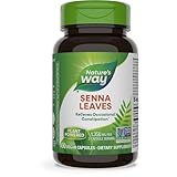 Nature's Way Senna Leaves, Relieves Occasional Constipation*, 1,350 mg per 3-Capsule Serving, Non-GMO Project Verified, 100 Capsules (Packaging May Vary)
