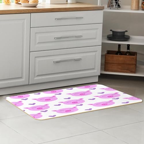 Alfombrilla de cocina absorbente y mullida de dos piezas VAPOKF 7