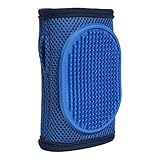 qokeeu Hunde-Badbürste, tragbare Waschhandschuhe, Massagegerät, Hundewaschbürste, für Mantel, Kralle, Bademantel, Haarkralle, Pferd, Hase, Welpen, mittelgroße und große Rassen