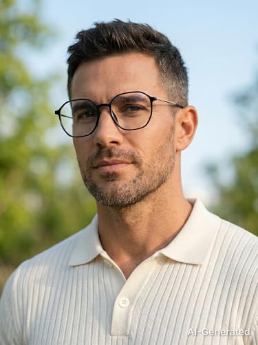 Image of VISOONE Lightweight Progressive Multifocal Anti-Fog Reading Glasses TR90 with Blue Light Blocking Stylish Women Men RANE