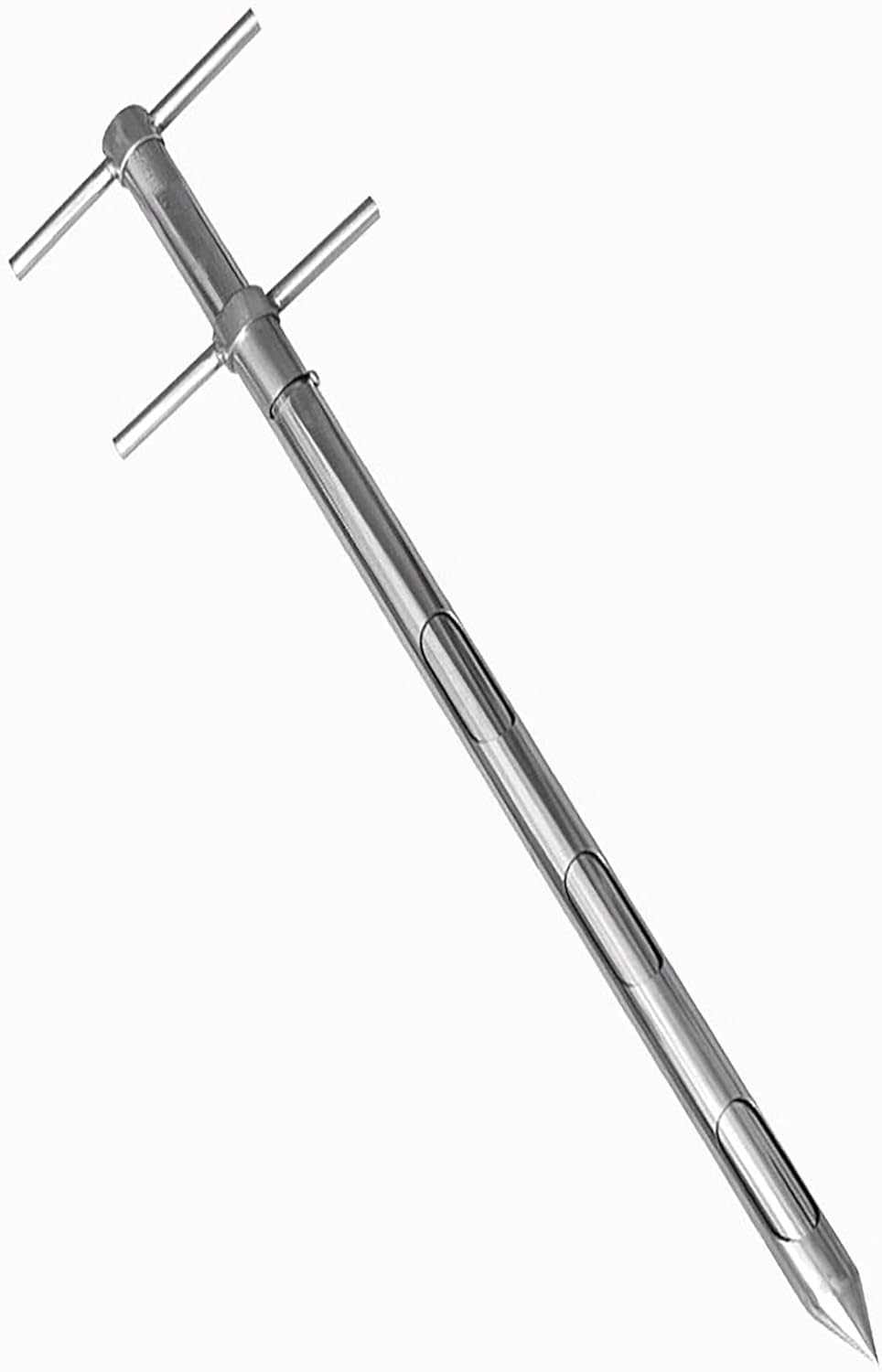 Inless - Sonda de muestreo de grano de acero con herramienta giratoria manual para muestreo de gránulos y bolsas sólidas, fácil de usar para resultados precisos