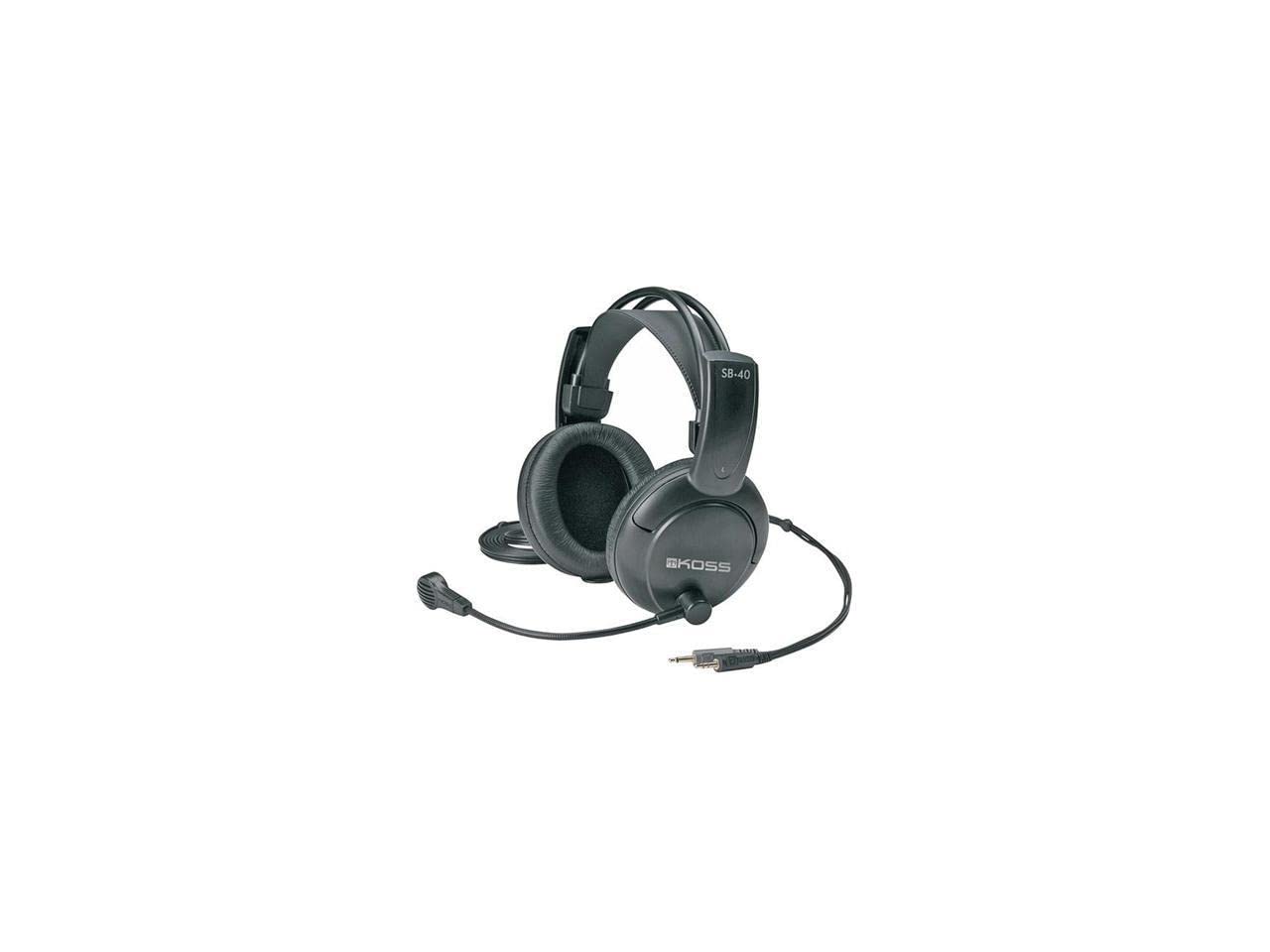 Słuchawki Koss SB40 Headband/On-Ear, 3,5 mm (1/8 cala), Mikrofon, Juodas,