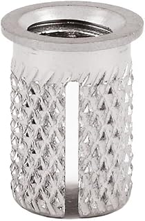 Press Threaded Insert for Plastic - Flanged - 303 Stainless - M6-1.0 (5 PK)