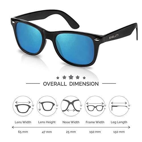 Polarized Sunglasses for Men and Women | Ice Blue UV400 Protection Factor Lenses with Maintenance Set4