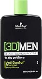  Schwarzkopf - 3D Men - Hair-Scalp-Roots - Champú anticaspa, 250 ml