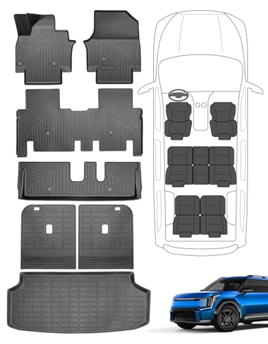 JakeParts 2024 2025 2026 for KIA EV9 Floor Mats & ...