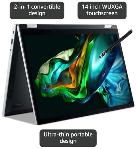 Image of Acer Spin 14 x360 Laptop Intel i3 14 WUXGA 8GB 128GB SSD W11 (A3S-Renewed)