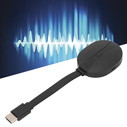 Adaptador Dongle de Display Sem Fio, Receptor de Display de Compartilhamento de Tela 4K HD para IOS