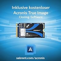 SABRENT 2242 M.2 NVMe SSD 2TB, Interne SSD 2500 MB/s Lesen, 42 mm PCIe 3.0 X4, Internes Solid State Drive, High Performance kompatibel mit Allen PCs, NUCs und Laptops (SB-1342-2TB) – Ansicht 3