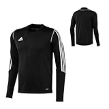erhältlich bis 2016 adidas Herren Trainingsshirt T12 CC Long Sleev Tee Langarmshirt, Schwarz/Weiß, 10