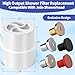 BETTFILTER High Output Shower Filter Replacement Compatible With Jolie Filtered Showerhead & Shower Filter, For Hard Water Remove Chlorine And Other Impurities, 3 Pack