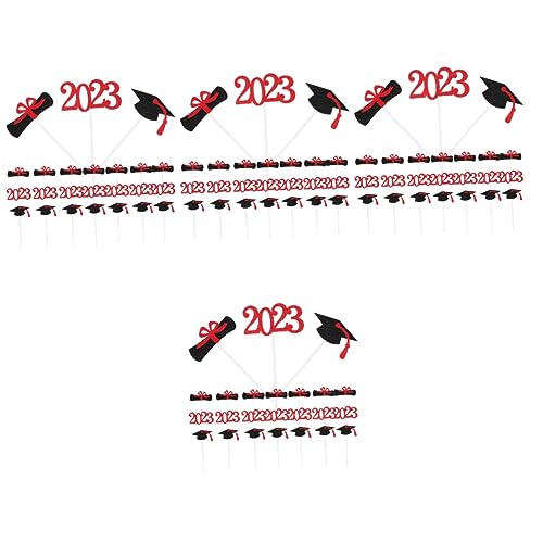 NOLITOY 96 Pçs 2023 Palitos De Festa De Bolo Decoração De Casamento Decoração De Comida Aperitivo To