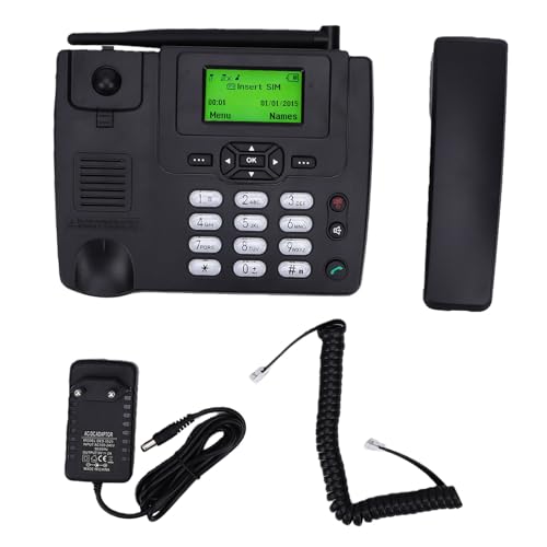 Teléfono fijo inalámbrico 2G banapoy con pantalla de 2,4 pulgadas y antena externa