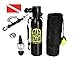 Submersible Systems Spare Air, 6.0 cu. ft. Package with Dial Guage and DiveCatalog Coil Lanyard