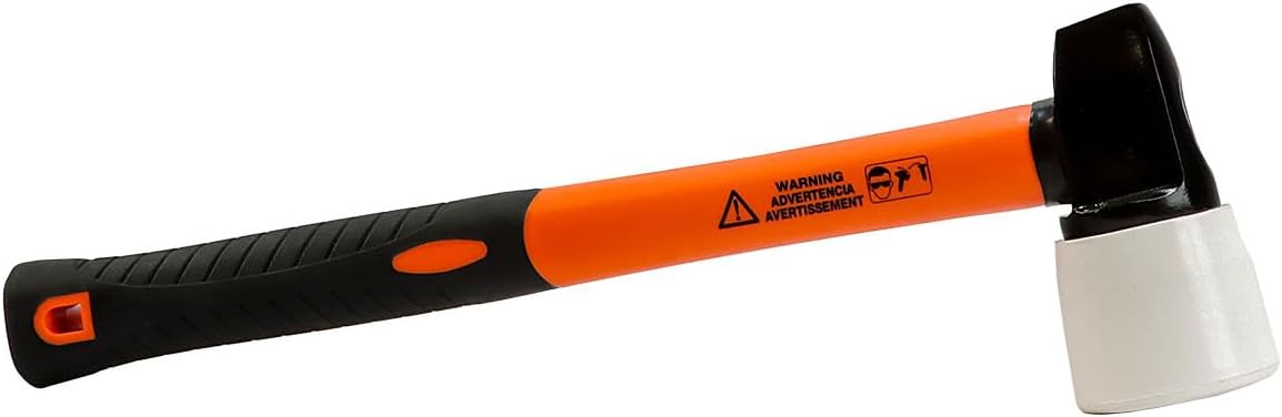 Freeman RPDX50M Replacement No Mar Fiberglass Flooring Mallet with Rubber Head and Padded Grip
